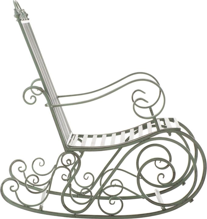 Image du produit CLP fauteuil à bascule Smilla, vert antique