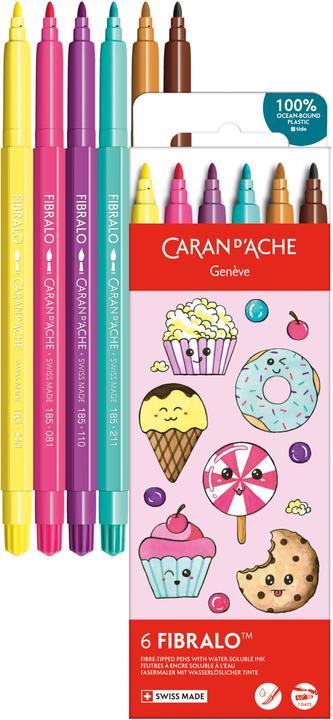 Image du produit Caran d'Ache Feutres Fibralo Kawaii (6x)