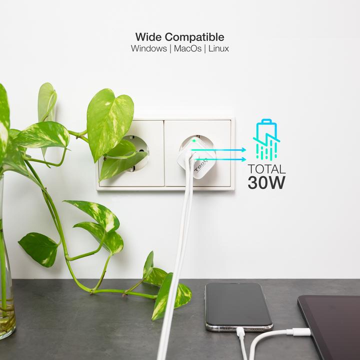 Immagine prodotto Tooq Technology TQWC-GANQCPD30WT (30 W)