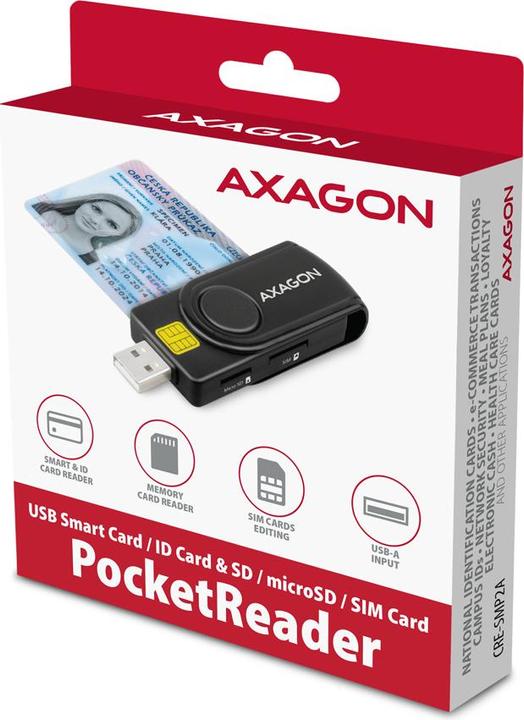 Immagine prodotto Axagon CRE-SMP2A (USB 2.0)