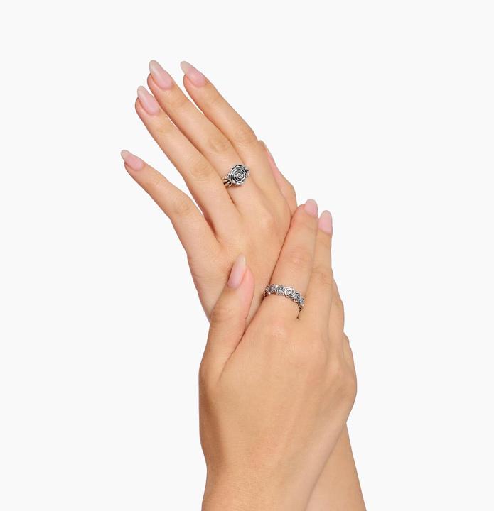 Actual product image Thomas Sabo Ring Midnight Rose Silber (52, 925 Silver)