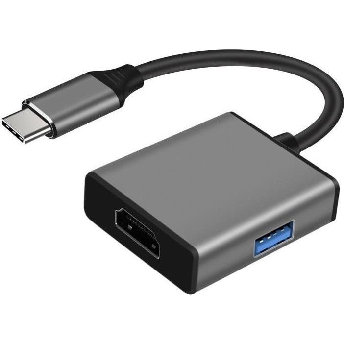 Art ADAPTER USB-C male / HDMI female 4K (USB Typ-C), Data + Video Adapter
