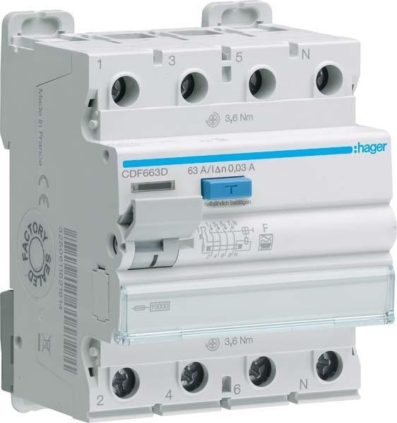 Actual product image Hager CDF663D