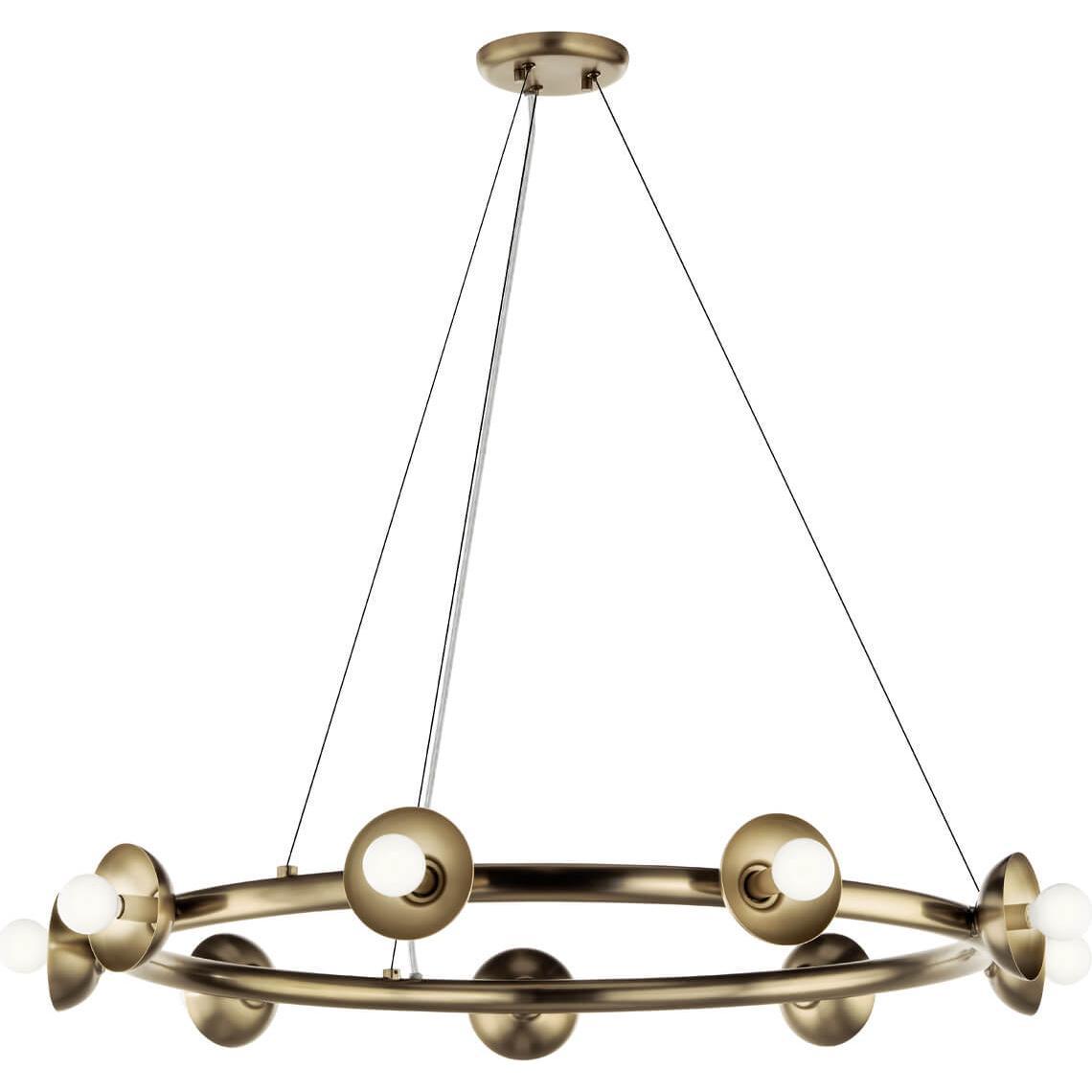 Elstead Lighting, Lampada a sospensione, Elstead Palta Pendelleuchte E14 9-fach Champagnerbronze Champagnergold (E14)