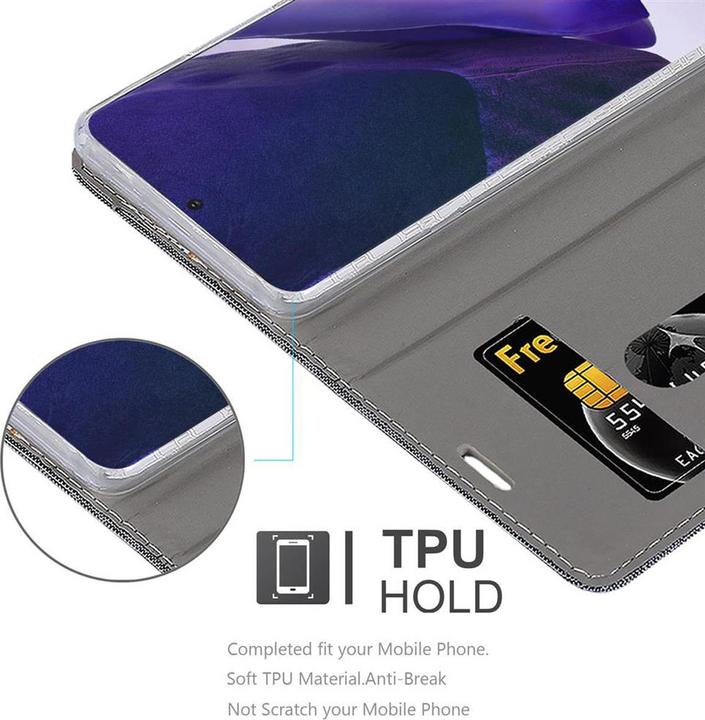 Produktbild Cadorabo Book Jeans Optik Cover (Samsung Galaxy Note 20+)