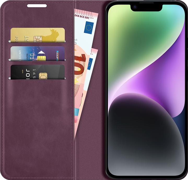 Produktbild Cazy Book Case Kompatibel mit iPhone 14 - Hülle klappbar Magnetisch Kunstleder - Lila (Apple iPhone 14)