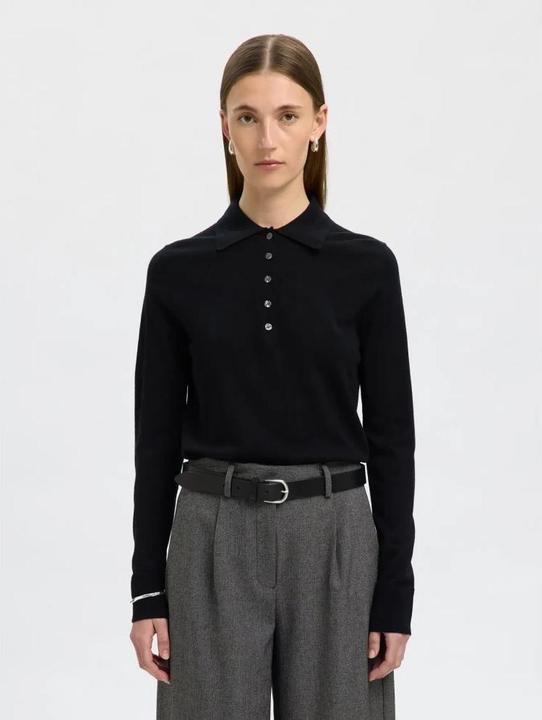 Immagine prodotto Selected Slfthea Ls Knit Merino Collar Neck Noos (M)