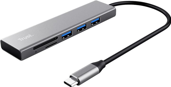 Actual product image Trust Halyx Hub 3 x USB 3.2 Gen 1 (USB-C, 3 ports)