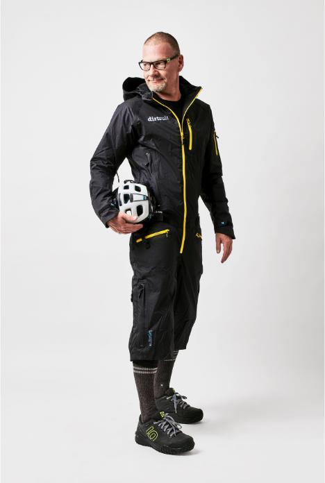 dirtlej Dirtsuit Pro Edition, schwarz/gelb, XL (XL)