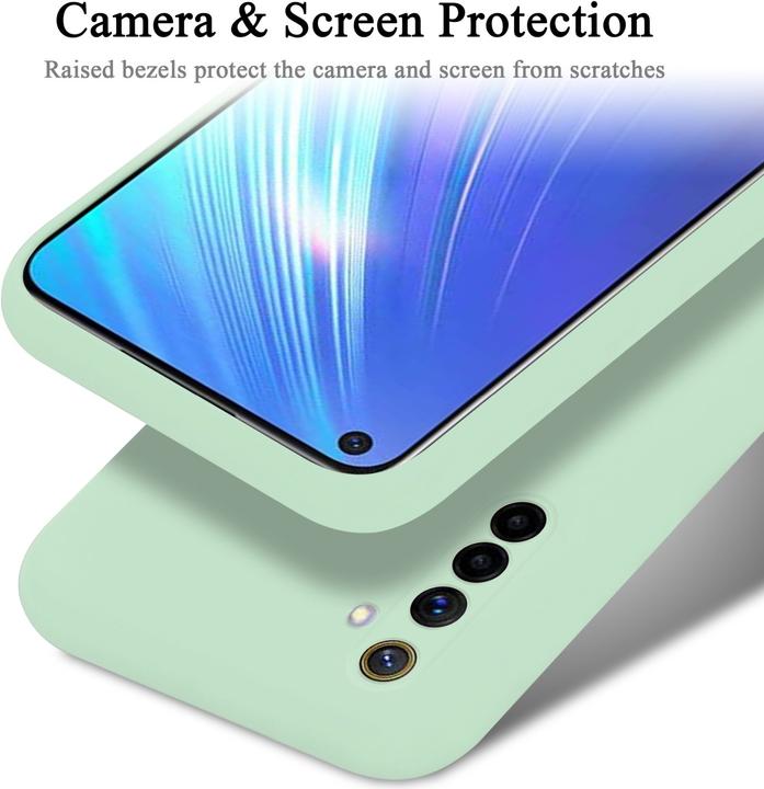 Image du produit Cadorabo TPU Liquid Silicone Case Housse pour Realme 6 4G / 6s (Realme 6, Realme 6s)