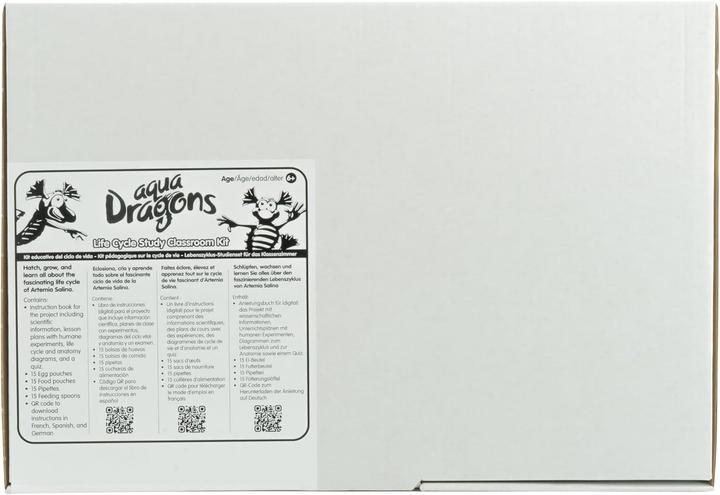 Immagine prodotto Aqua Dragons Kit Studio Ciclo Vita, Schiudi e Osserva Artemia Salina Viva per Aula