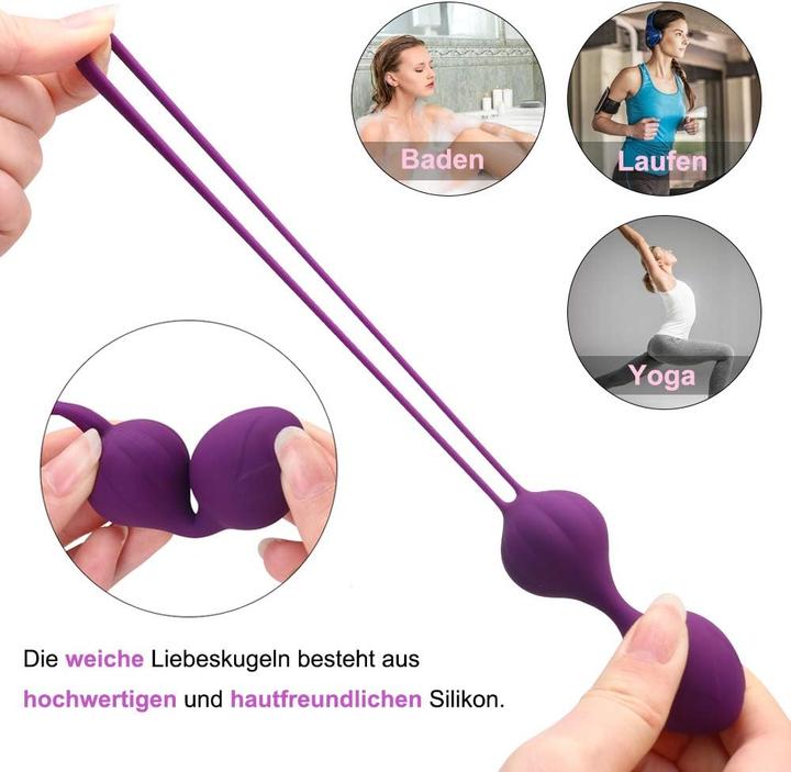 Produktbild Yevior 3-teiliges Beckenbodentrainer-Set mit Vibrator