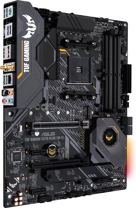 Produktbild ASUS TUF Gaming X570-Plus (WI-FI) (AM4, AMD X570, ATX)