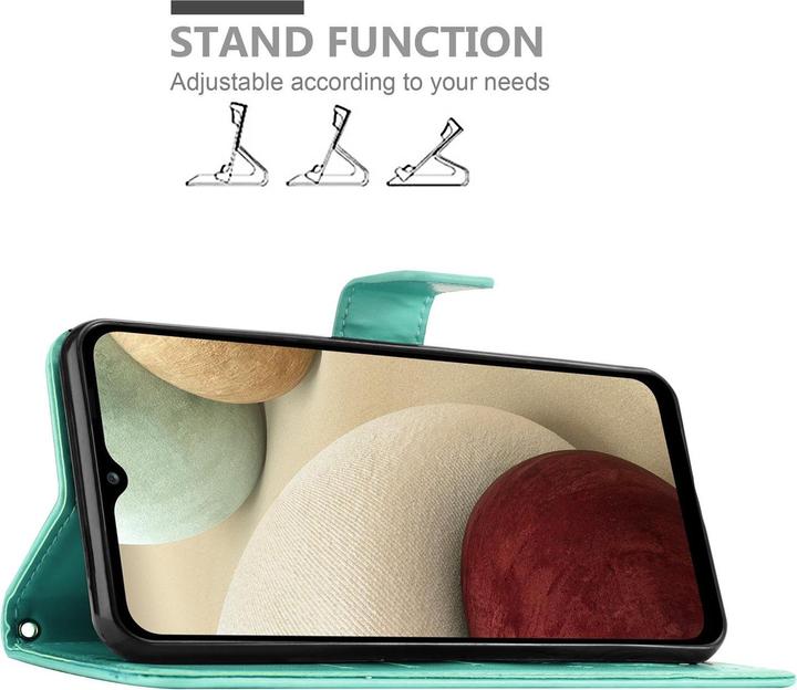 Actual product image Cadorabo Flower Book Cover (Samsung Galaxy A12)