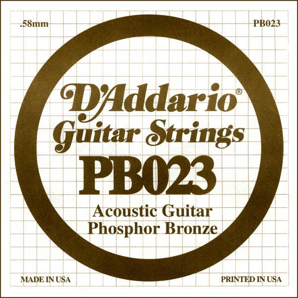 Image du produit D'Addario Pb023 (1 x, Guitare, 0.02")