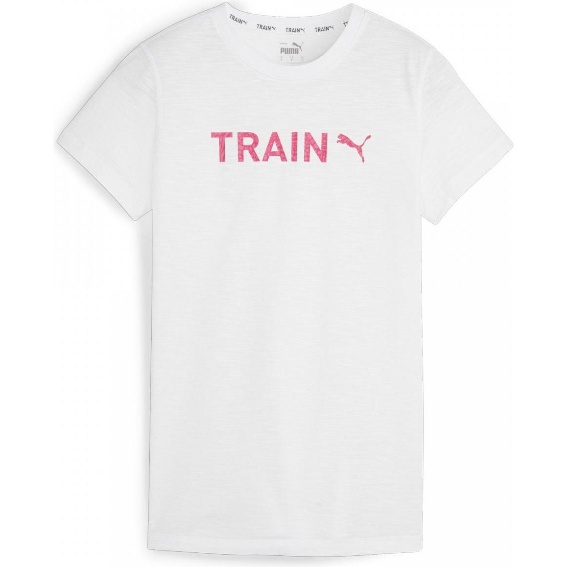 Thumbnail - Puma, Damen, Sportshirt, Women'S Graphic Tee Train (XS), Schwarz, XS