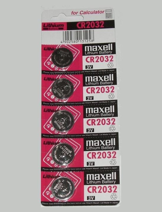 Actual product image Maxell Lithium battery (1 pcs., CR2032, 220 mAh)