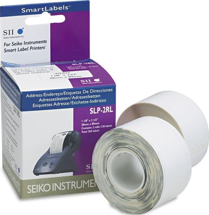 Actual product image Seiko SLP-2RL Address labels (28 mm)