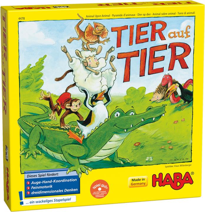 Produktbild Haba Tier auf Tier (Deutsch, 2 - 4 Spieler)