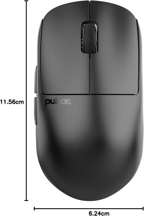 Actual product image Pulsar Gaming Gears X2H Mini Black - Muis (Cable, Wireless)