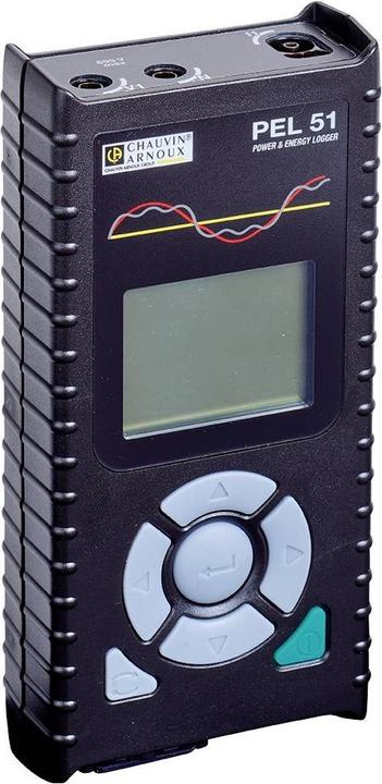 Actual product image Chauvin Arnoux PEL 51 Mains analyser 1-phase incl. current clamps, with logger function