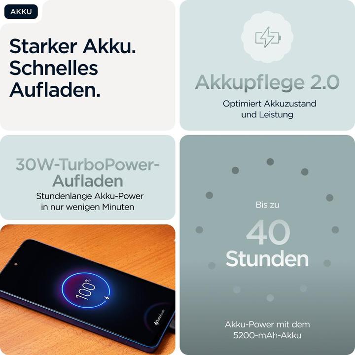 Actual product image Motorola Moto G56 (256 GB, Gray Mist, 6.72", Hybrid Dual SIM, 5G)