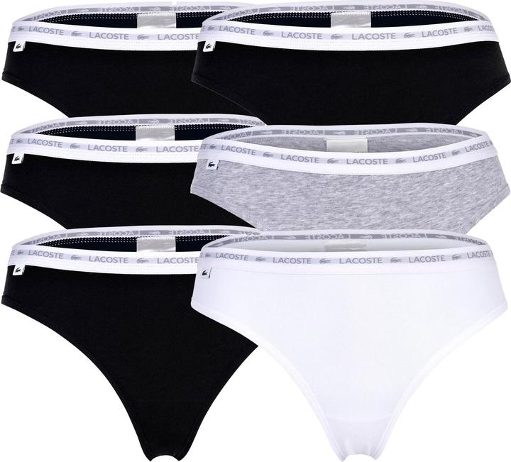 Actual product image Lacoste 6-pack Stretch Cotton Briefs (XS, pack of 6)