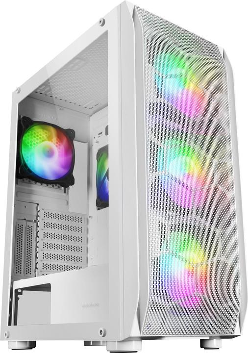 Immagine prodotto Mars Gaming Boitier Moyen Tour E-Atx Mc-Kx RGB Avec Panneau Vitré (Blanc) (ATX, E-ATX, mATX, Mini-ITX)