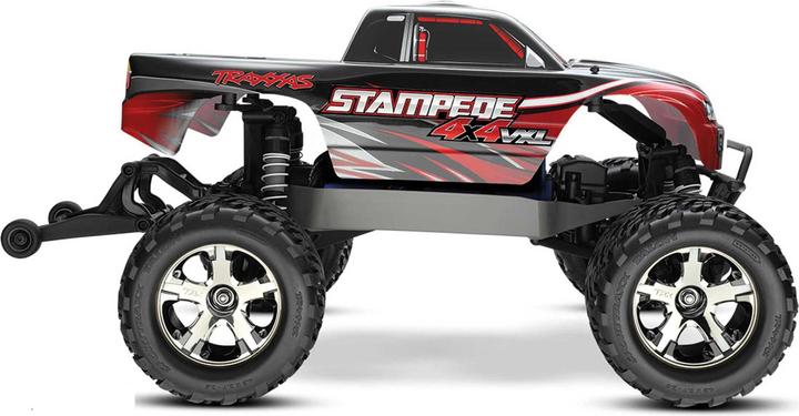 Actual product image Traxxas stampede 4x4 vxl red rtr without battery/charger 1/10 4wd monster truck brushless (RTR Ready-to-Run)
