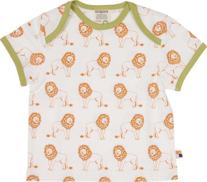 loud + proud T-Shirt Druck Löwe Car