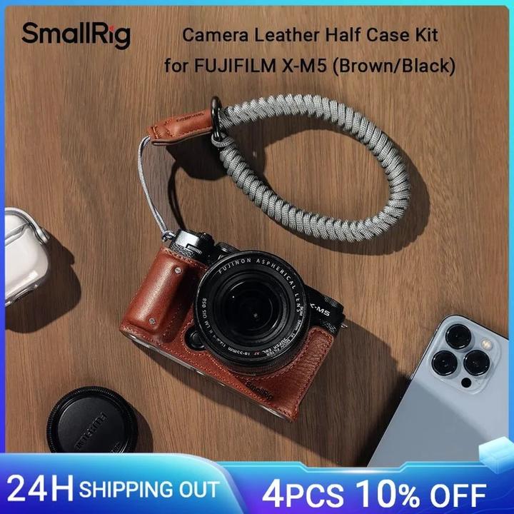Actual product image SmallRig 4880 Camera Leather Half Case Kit