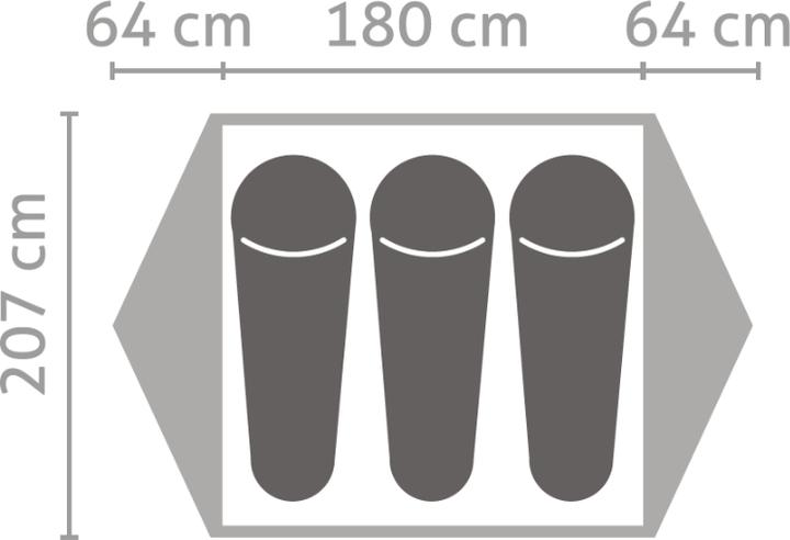 Actual product image Salewa Latitude III (Dome tent, 2.80 kg, 3 persons)