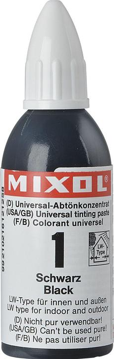 Produktbild Mixol Abtnkonzentrat 01 schwarz 20 ml (Schwarz, 0.02 l)
