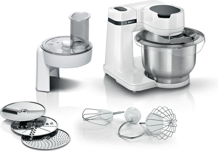 Produktbild Bosch Hausgeräte Serie 2 MUMS2EW01 food processor Stainless steel, White (700 W)
