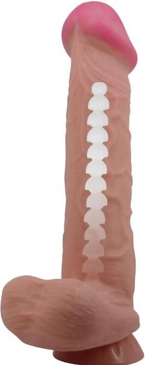 Produktbild Pretty Love Sliding Skin Series Realistischer Dildo Mit Sliding Skin Saugnapf Braun 26 cm