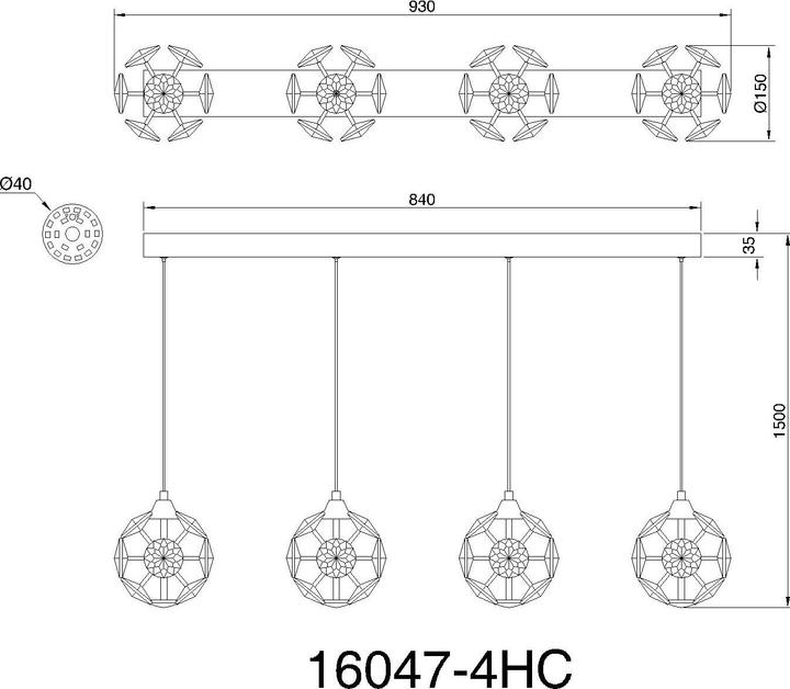 Produktbild Globo Virina (3600 lm)
