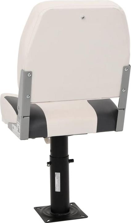 Produktbild vidaXL Bootssitz mit Podest Bootsstuhl Steuerstuhl Steuersitz 360° Drehbar 2Stk.