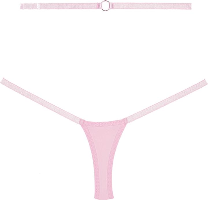 Produktbild Allure Cherished - Lace and Mesh Thong - OS - Pink (One Size)