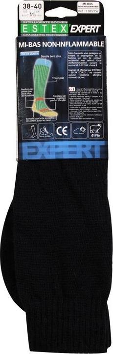 Produktbild Estex socken mit halbem strumpf nicht entflammbar (35, 37)