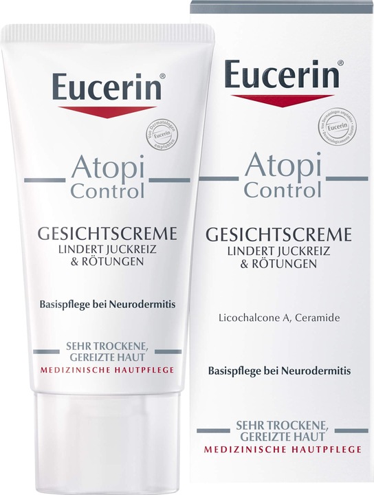 Produktbild Eucerin AtopiControl (50 ml, 24h Creme, Bis SPF 10)