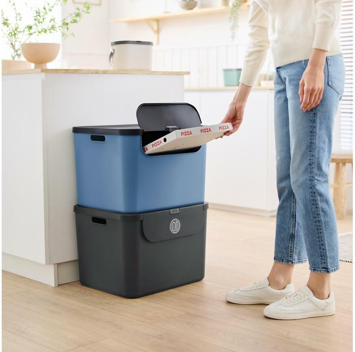 Produktbild Rotho Kunststoff AG / Sp. z o.o. Recycling Müllsystem 55 l ALBULA (55 l)