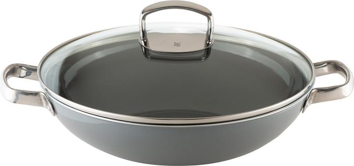 Produktbild WMF Wok stahlgrau (36 cm, Wok Pfanne, Edelstahl)