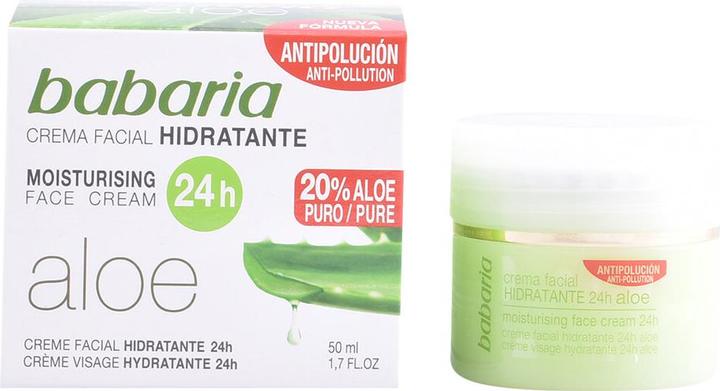 Produktbild Babaria Aloe Vera 24hr Moisturising Face Cream 50ml (50 ml, 24h Creme)