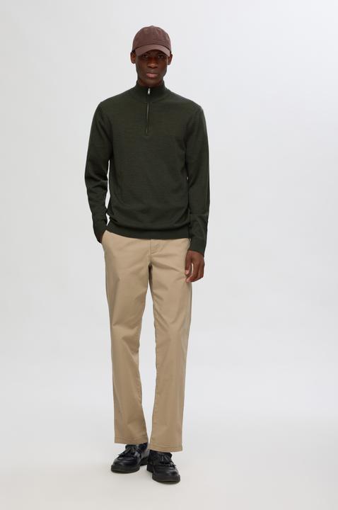 Produktbild Selected Slhtray Ls Knit Merino Half Zip Noos (S)