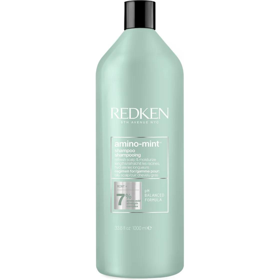 Redken, Shampoo, Amino Mint (1000 ml, Flüssiges Shampoo)