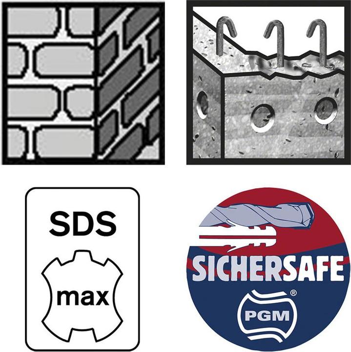 Immagine prodotto Bosch Professional Zubehör Expert SDS max-8X Hammerbohrer (25 millimetri)