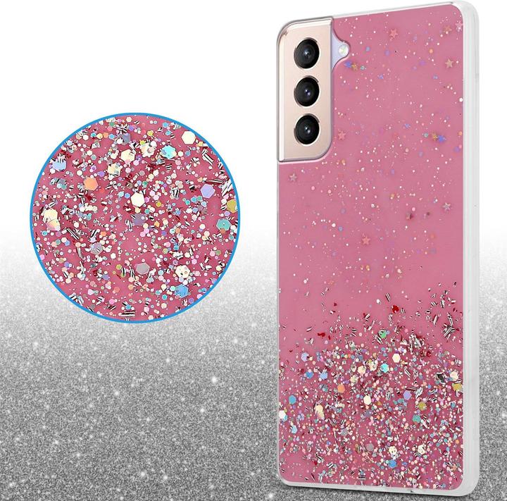 Produktbild Cadorabo TPU Cover funkelnder Glitter (Samsung Galaxy S21+)