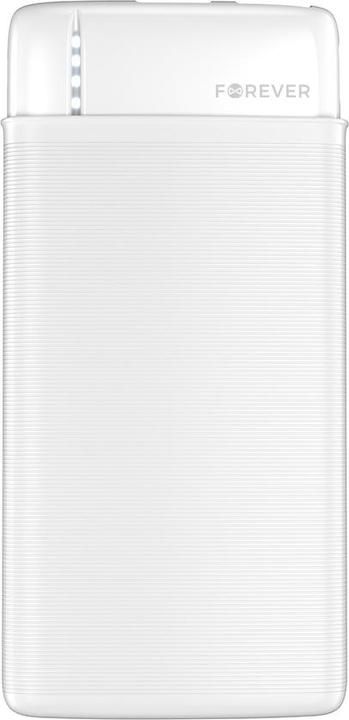 Forever TB-100M Powerbank 10000 mAh - White (10000 mAh, 37 Wh)