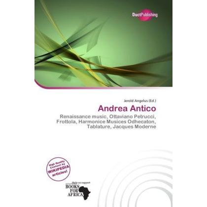 Andrea Antico, Fachbücher