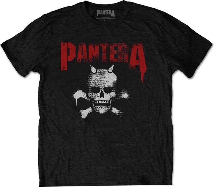 Produktbild Pantera Horned Skull TShirt Rückseitiger Aufdruck (L)
